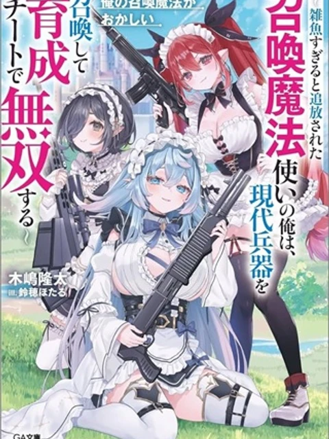 俺の召喚魔法がおかしい。～雑魚過ぎると追放された召喚魔法使いの俺は、現代兵器を召喚して育成チートで無双する～