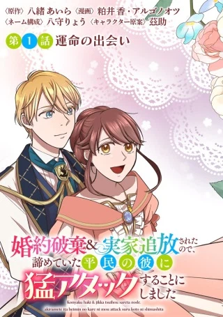 婚約破棄&実家追放されたので、諦めていた平民の彼に猛アタックすることにしました